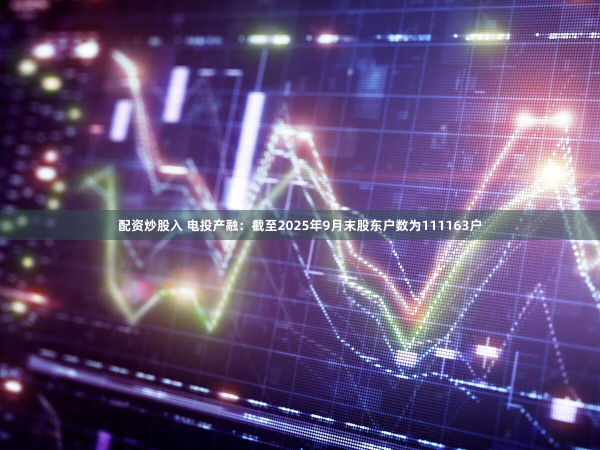 配资炒股入 电投产融：截至2025年9月末股东户数为111163户