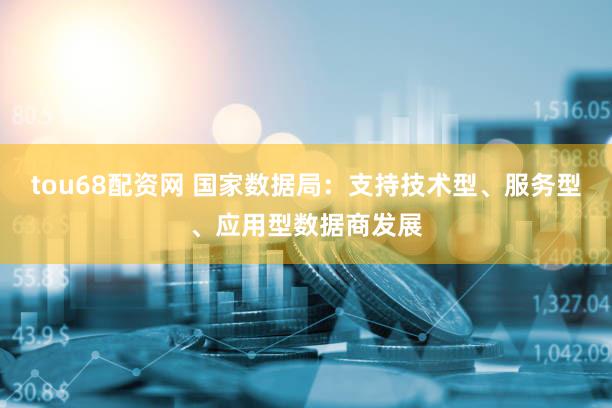 tou68配资网 国家数据局：支持技术型、服务型、应用型数据商发展