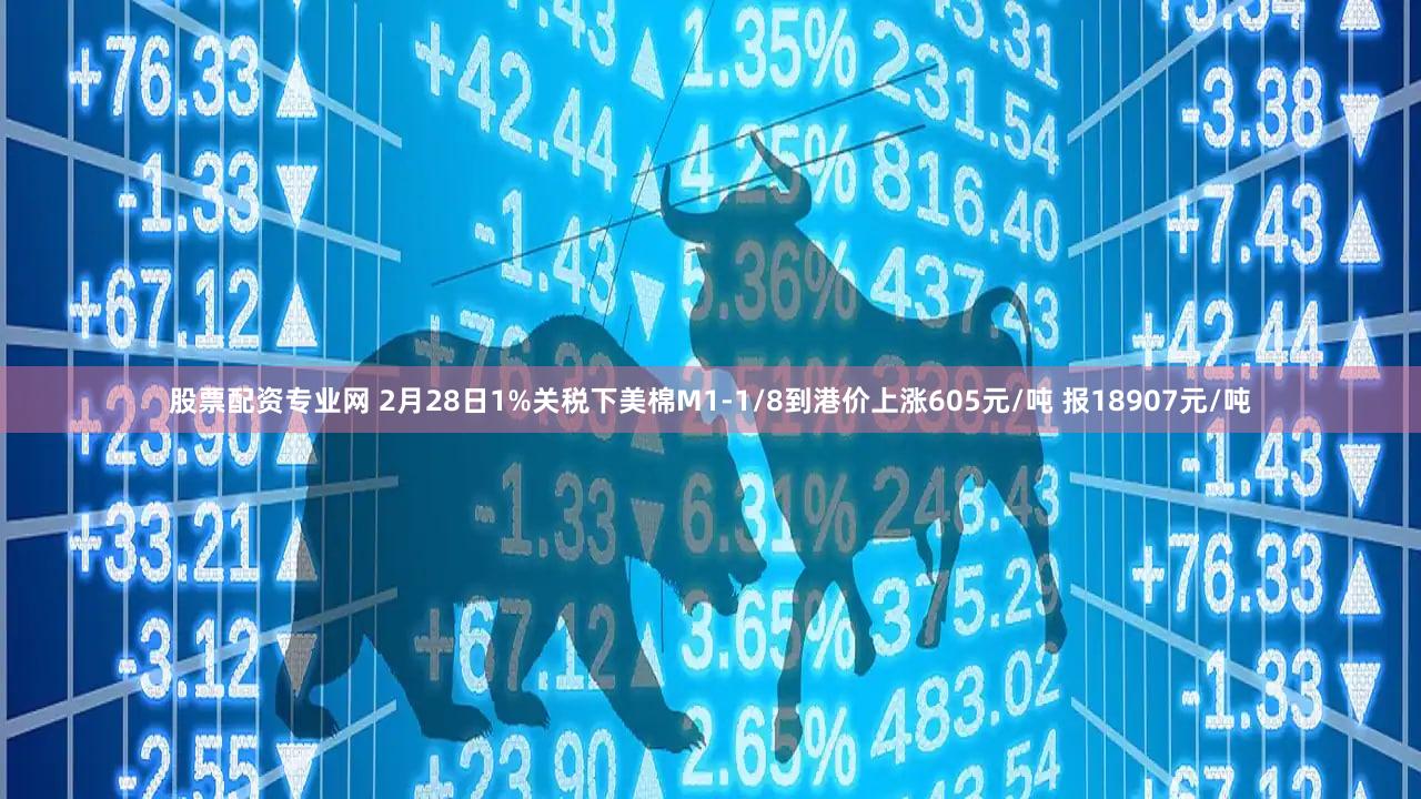 股票配资专业网 2月28日1%关税下美棉M1-1/8到港价上涨605元/吨 报18907元/吨